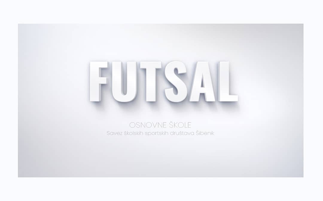 Futsal, naslovna slika SŠSD ŠKŽ za osnovne škole.